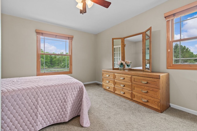4900 Grass Lake Rd, White Lake, MI 48383 - bedroom with multiple windows, light carpet, and baseboards