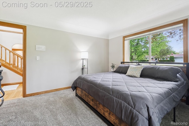 2232 Hayward St, Clio, MI 48420 - bedroom with baseboards and carpet flooring