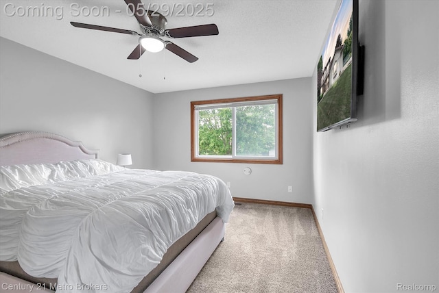 2232 Hayward St, Clio, MI 48420 - carpeted bedroom with baseboards and a ceiling fan
