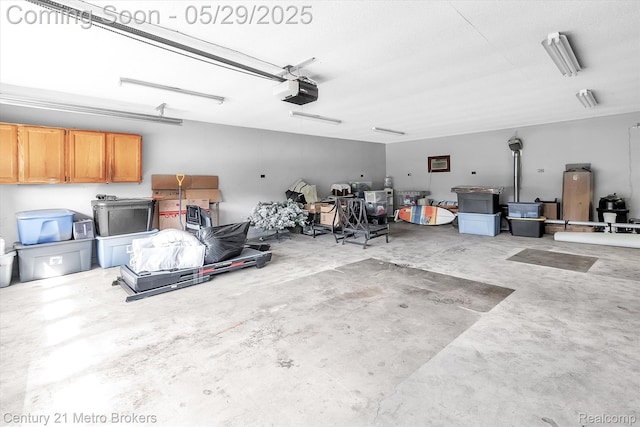 2232 Hayward St, Clio, MI 48420 - garage with a garage door opener