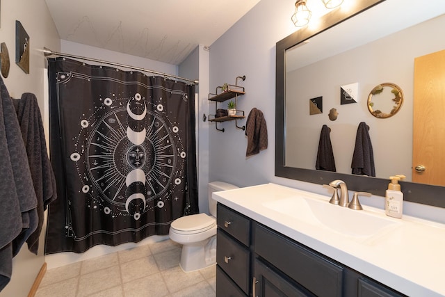7130 Riesling St, Michigan, MI 49071 - full bathroom featuring toilet, vanity, and a shower with shower curtain