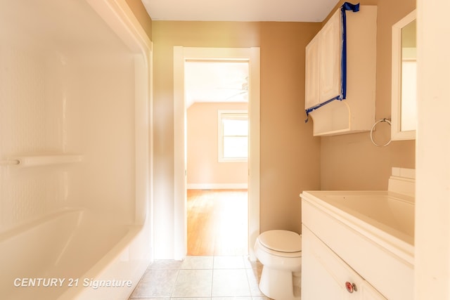 3320 N Sturgeon Rd, Midland, MI 48642 - full bathroom featuring tile patterned flooring, vanity, and toilet