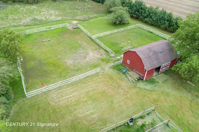 3320 N Sturgeon Rd, Midland, MI 48642 - aerial view of sparsely populated area featuring agricultural land