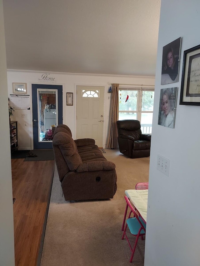 1946 Catherine Ave, Muskegon, MI 49442 - living area featuring wood finished floors