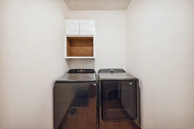 113 W Chicago St, Buchanan, MI 49107 - washroom featuring washer and clothes dryer and wood finished floors