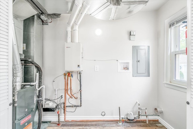 15016 Sunbury St, Livonia, MI 48154 - utility room featuring electric panel