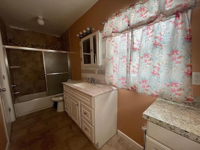 8056 Fisher Ave, Warren, MI 48089 - full bath with vanity, toilet, and shower / bath combination