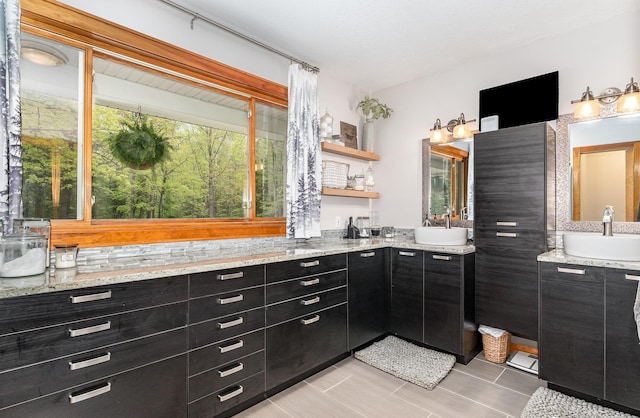5511 Westside Dr, Alger, MI 48610 - full bathroom with two vanities