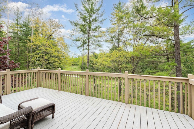 5511 Westside Dr, Alger, MI 48610 - view of deck