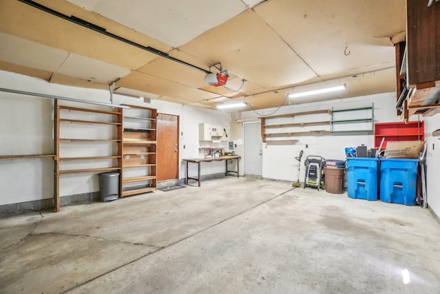 2761 Deake Ave, Ann Arbor, MI 48108 - garage with a garage door opener