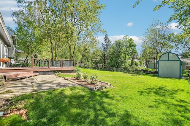 2761 Deake Ave, Ann Arbor, MI 48108 - view of green lawn with a deck
