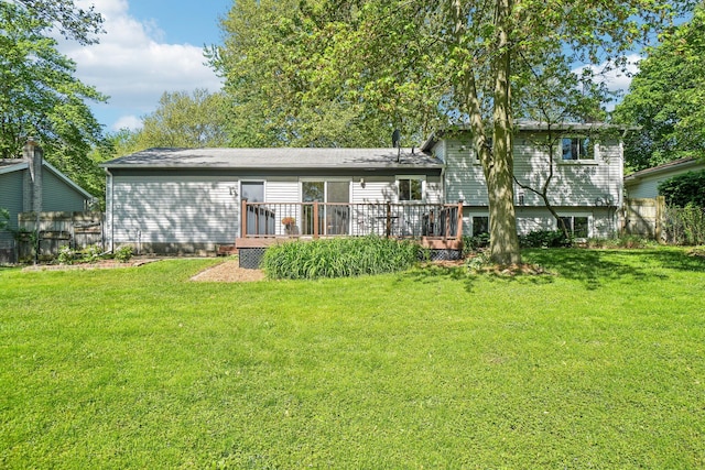2761 Deake Ave, Ann Arbor, MI 48108 - rear view of house featuring a deck