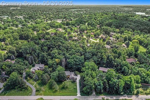 7254 Dark Lake Dr, Clarkston, MI 48346 - view of property location with a heavily wooded area