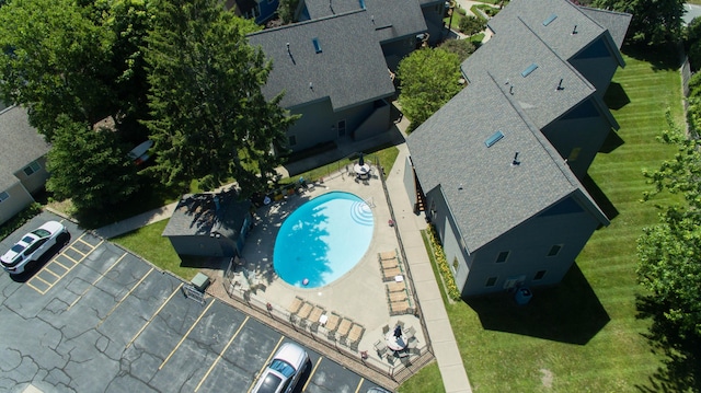 130 N Shore Dr Unit 8, South Haven, MI 49090 - drone / aerial view of a pool area