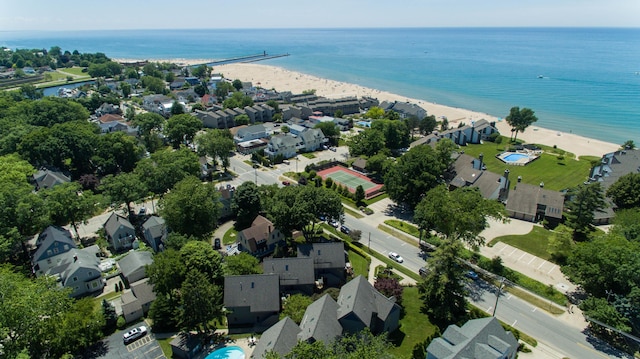 130 N Shore Dr Unit 8, South Haven, MI 49090 - view of property location with extended coastline and nearby suburban area