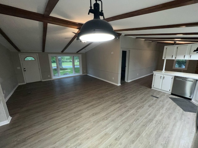 3820 Kaiser Rd, Tecumseh, MI 49286 - unfurnished living room with wood finished floors and baseboards