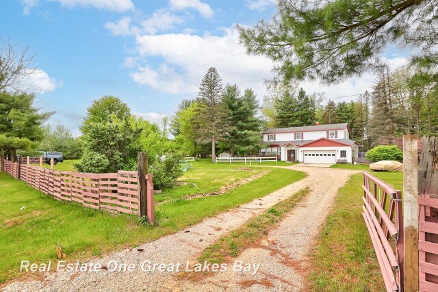 4080 Cat Lake Rd, Mayville, MI 48744 - view of yard with driveway