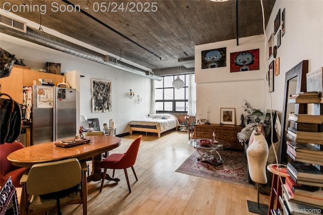 460 W Canfield St # 212/Unit 21, Detroit, MI 48201 - living area with light wood-type flooring