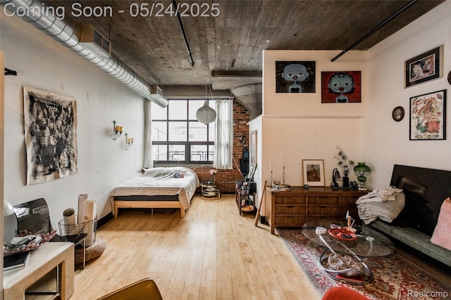 460 W Canfield St # 212/Unit 21, Detroit, MI 48201 - bedroom with hardwood / wood-style floors