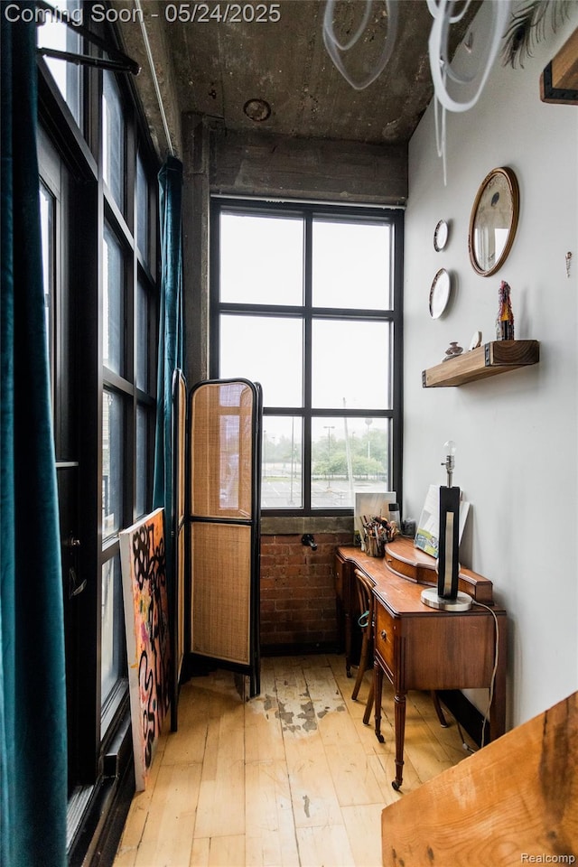 460 W Canfield St # 212/Unit 21, Detroit, MI 48201 - office with light wood-style floors