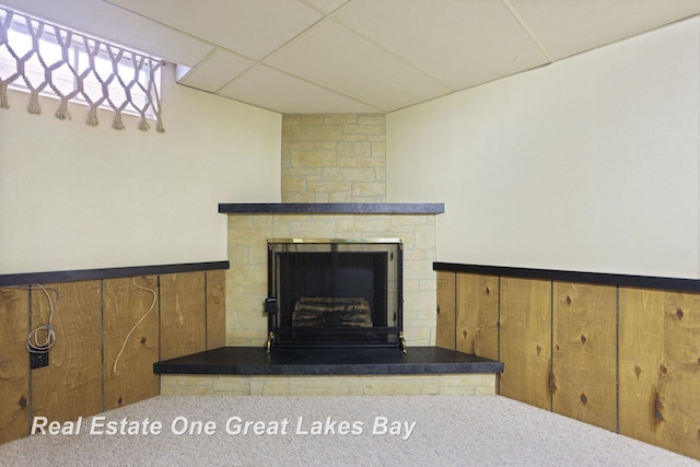 5354 N River Rd, Freeland, MI 48623 - detailed view of a fireplace