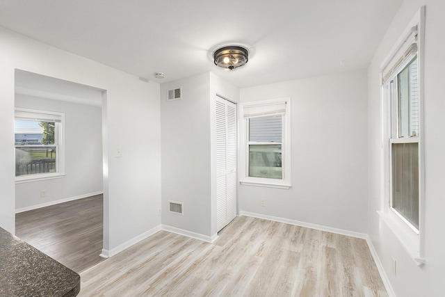 25949 Southwestern Hwy, Redford, MI 48239 - empty room with light wood-type flooring and baseboards