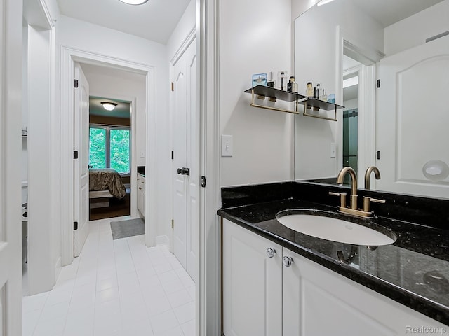 4575 Forest Edge Ln, West Bloomfield, MI 48323 - ensuite bathroom featuring vanity and tile patterned floors