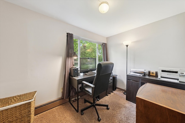 6544 Woodland Rd, Whitmore Lake, MI 48189 - office area featuring light colored carpet