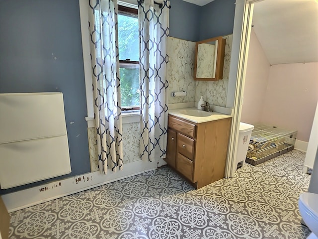 5014 Ford St, Swartz Creek, MI 48473 - bathroom with healthy amount of natural light and vanity