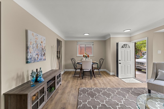 8903 Appleton, Redford, MI 48239 - dining area featuring healthy amount of natural light, wood finished floors, and baseboards