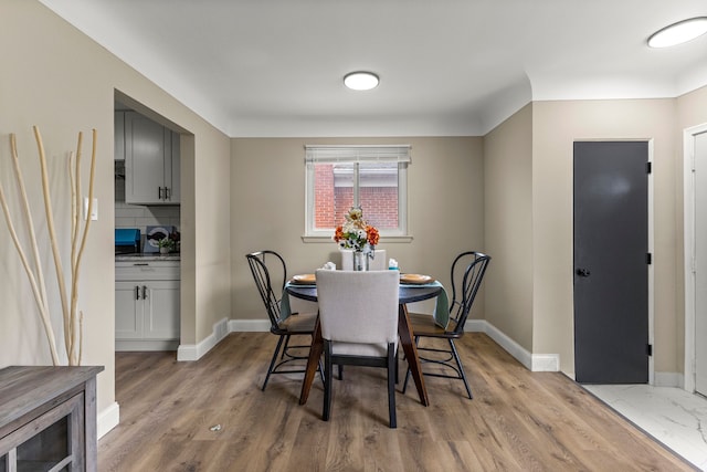 8903 Appleton, Redford, MI 48239 - dining space featuring baseboards and light wood finished floors