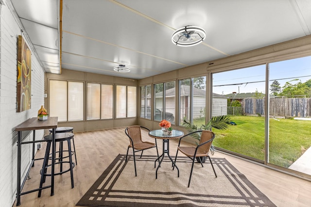 8903 Appleton, Redford, MI 48239 - sunroom featuring healthy amount of natural light and ceiling fan