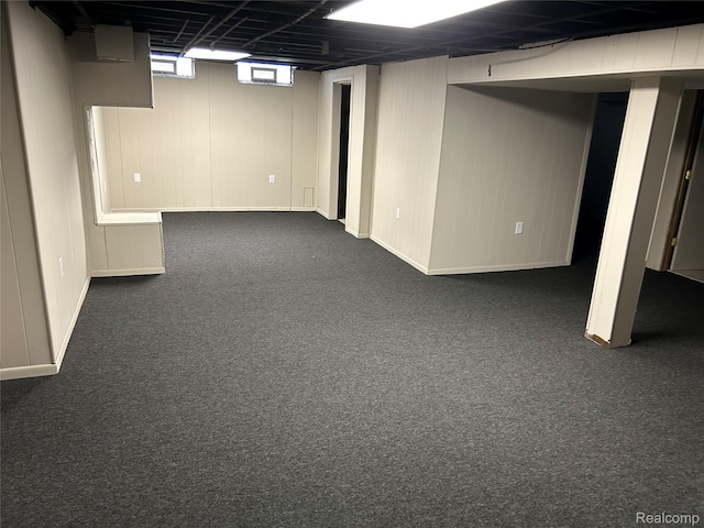 8903 Appleton, Redford, MI 48239 - below grade area with carpet and baseboards