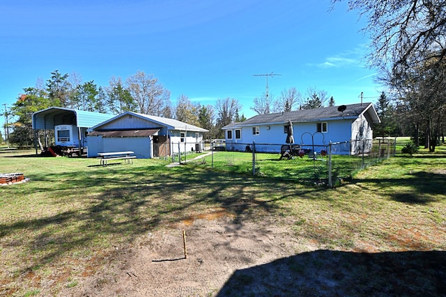 2741 E M 72, Grayling, MI 49738 - view of yard with a detached carport