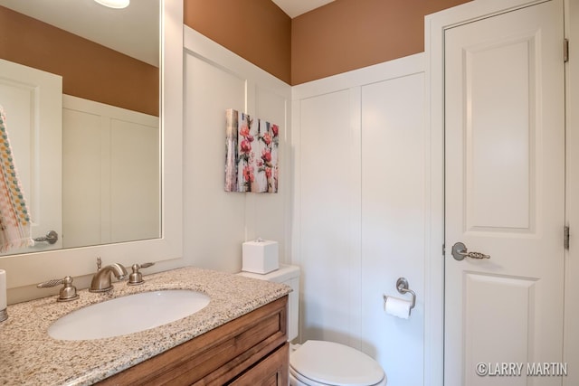 7708 Stations Dr SW, Byron Center, MI 49315 - bathroom featuring toilet and vanity