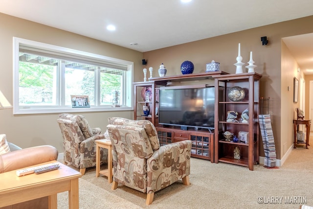 7708 Stations Dr SW, Byron Center, MI 49315 - carpeted living room with baseboards