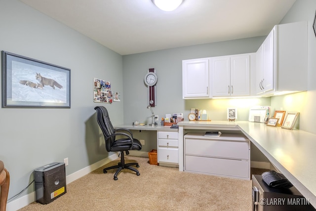 7708 Stations Dr SW, Byron Center, MI 49315 - home office with light carpet and baseboards