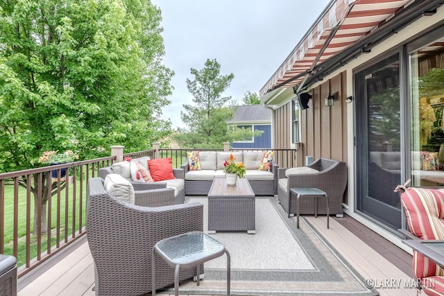 7708 Stations Dr SW, Byron Center, MI 49315 - deck featuring an outdoor hangout area
