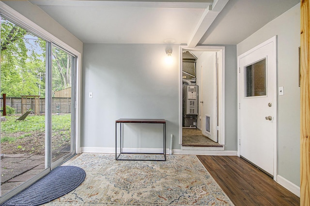 2753 Cumberland Ave, Ann Arbor, MI 48104 - entrance foyer with wood finished floors and baseboards