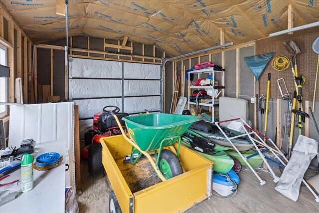 9168 Clewley Rd, Lachine, MI 49753 - view of garage