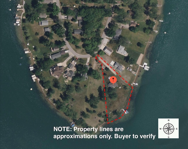 65805 S St, Cassopolis, MI 49031 - map / location featuring property parcel outlined