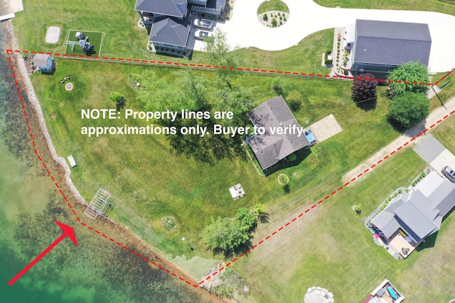 65805 S St, Cassopolis, MI 49031 - aerial overview of property's location with property parcel outlined