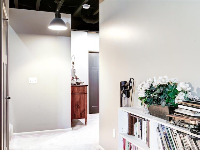 5076 Birch Ave, Lexington, MI 48450 - hallway featuring carpet and baseboards