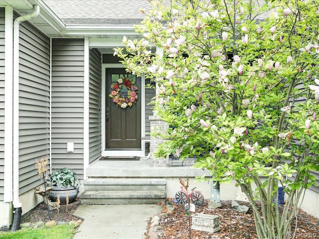 5076 Birch Ave, Lexington, MI 48450 - property entrance with roof with shingles