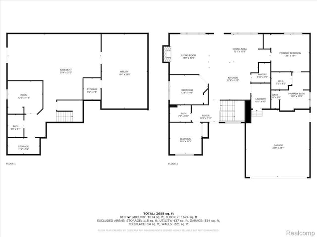 5076 Birch Ave, Lexington, MI 48450 - home floor plan