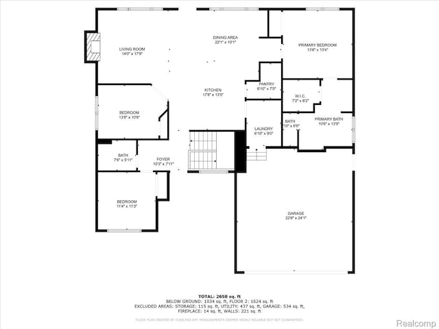 5076 Birch Ave, Lexington, MI 48450 - home floor plan