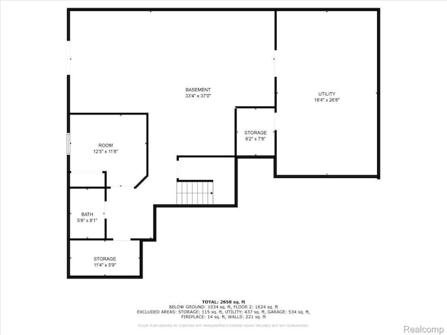 5076 Birch Ave, Lexington, MI 48450 - property floor plan