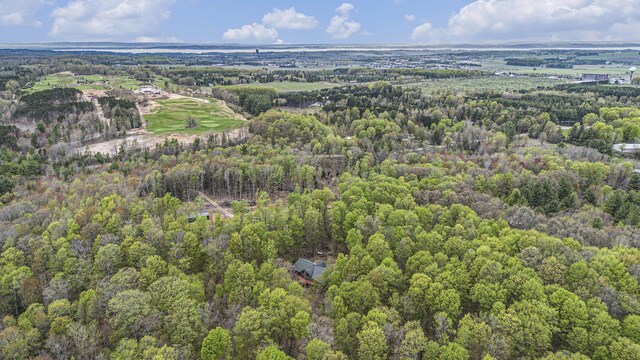 5301 Durga Rd, Williamsburg, MI 49690 - aerial view of property's location with a heavily wooded area