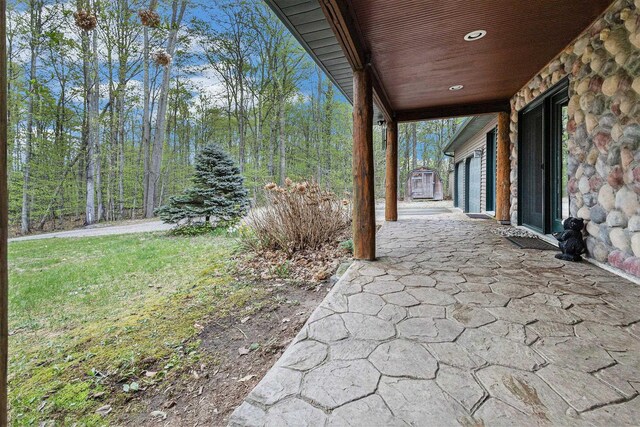 5301 Durga Rd, Williamsburg, MI 49690 - view of patio / terrace