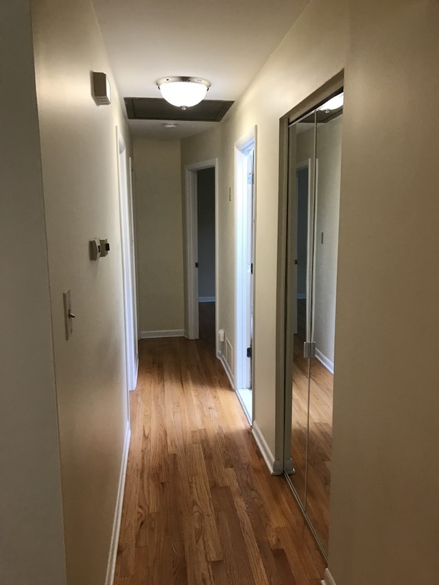 4139 Yorba Linda Blvd, Royal Oak, MI 48073 - hallway featuring wood finished floors and baseboards